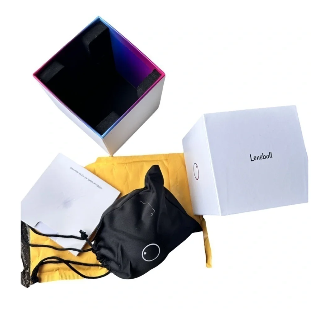 Lensball Pocket60mm,K9 Clear Crystal Ball photo Sphere + Microfiber Bag